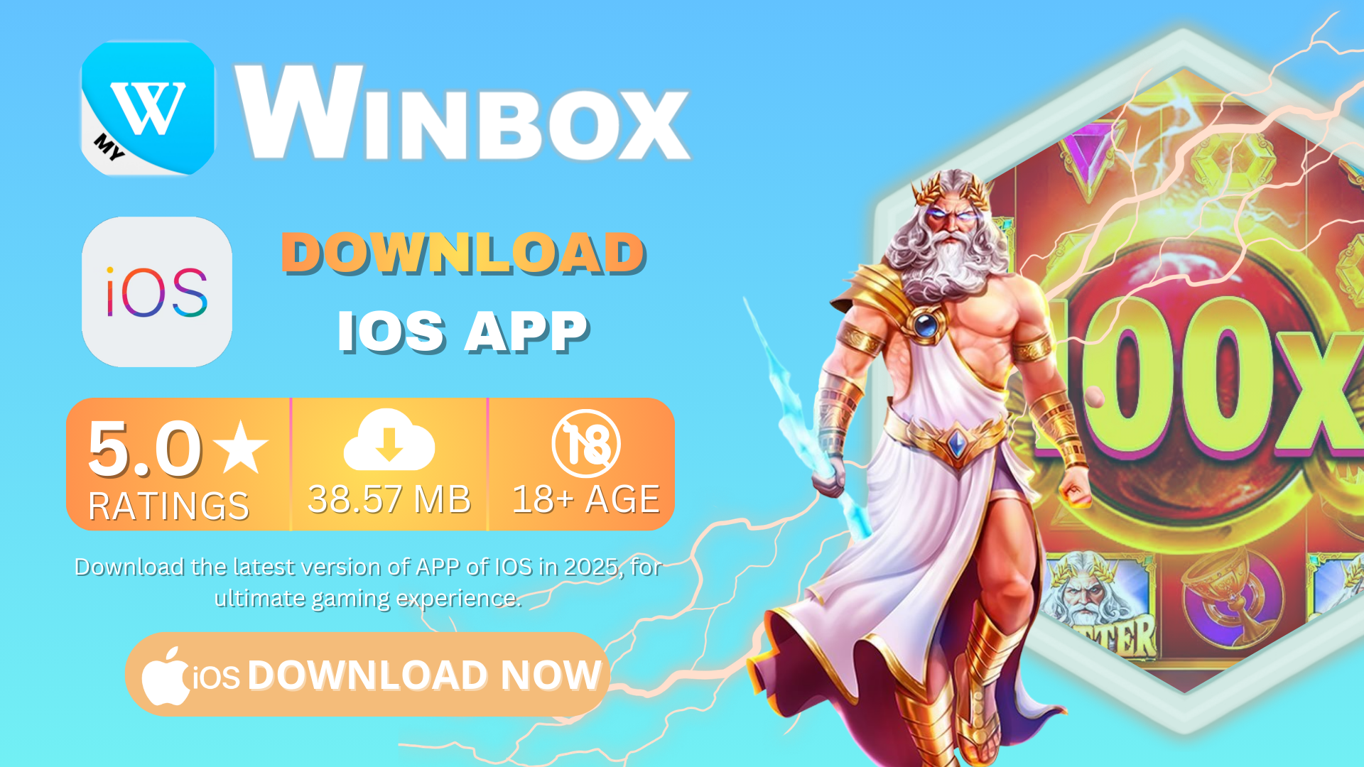 Winbox iOS download banner
