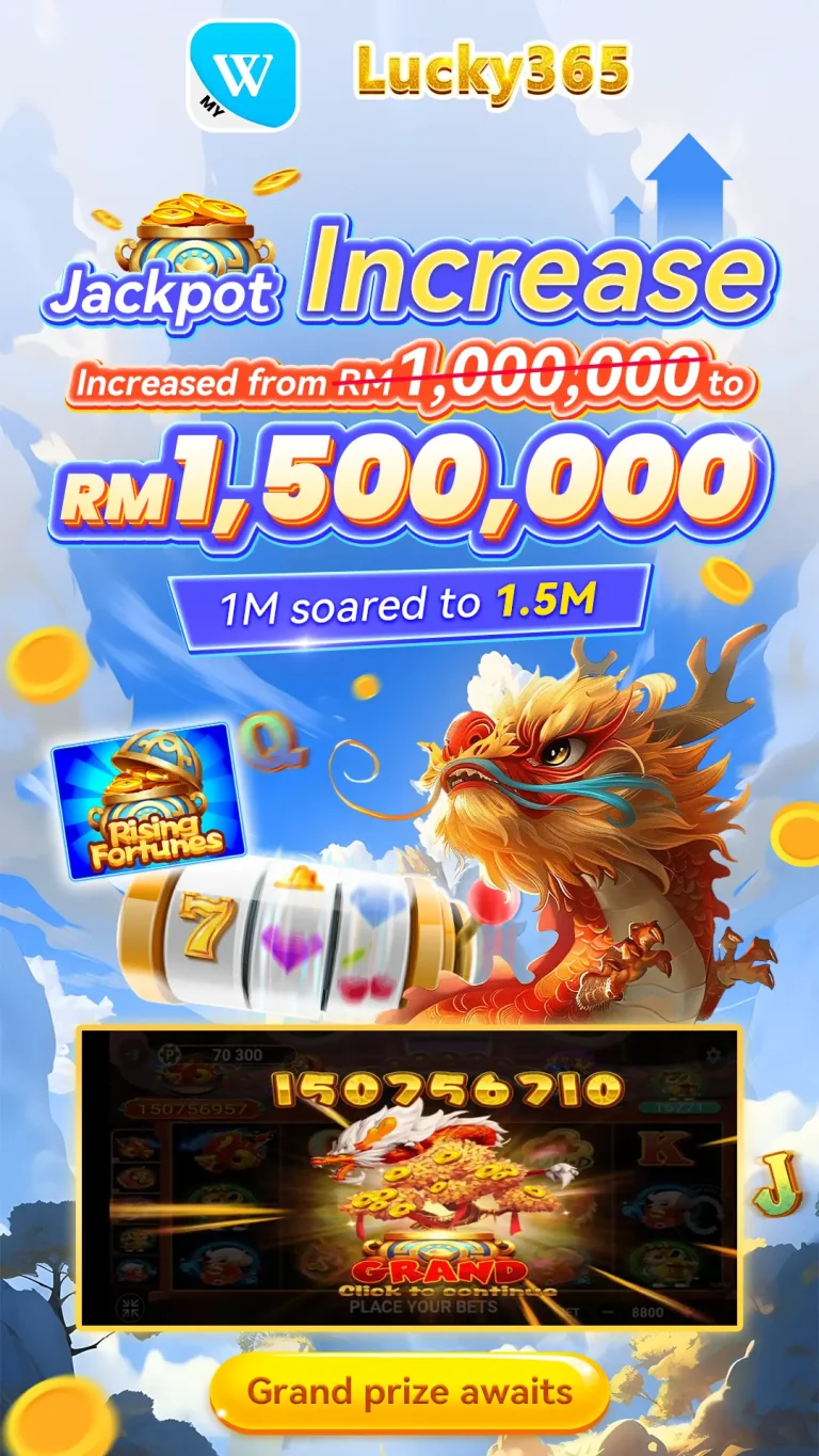 Rising fortune million jackpot promotion
