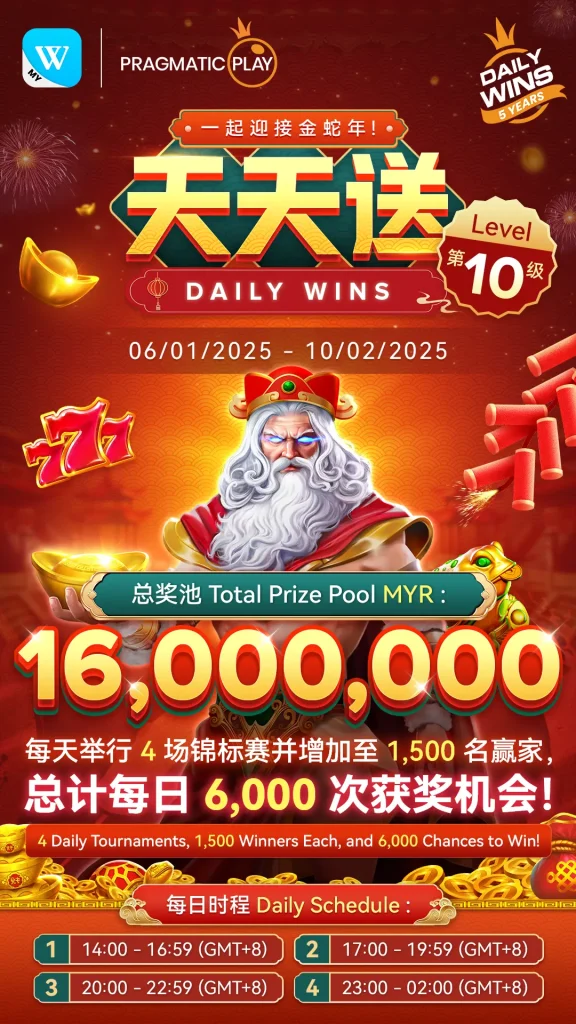 Pragmatic Play daily tournament promotion