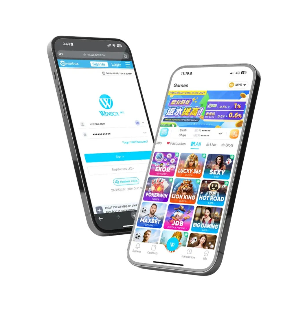 Winbox app and H5 login