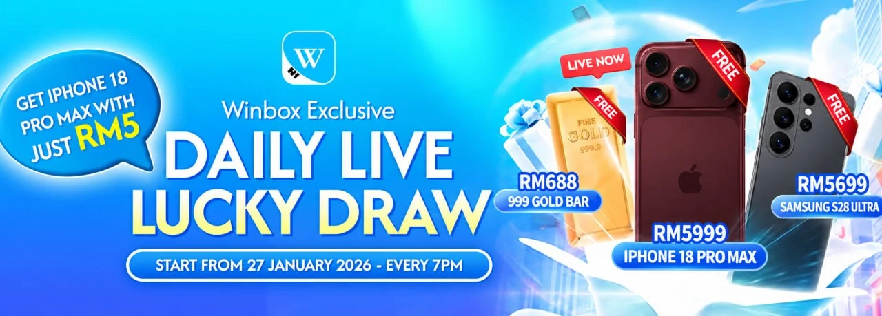 Daily Live Lucky Draw campaign artwork