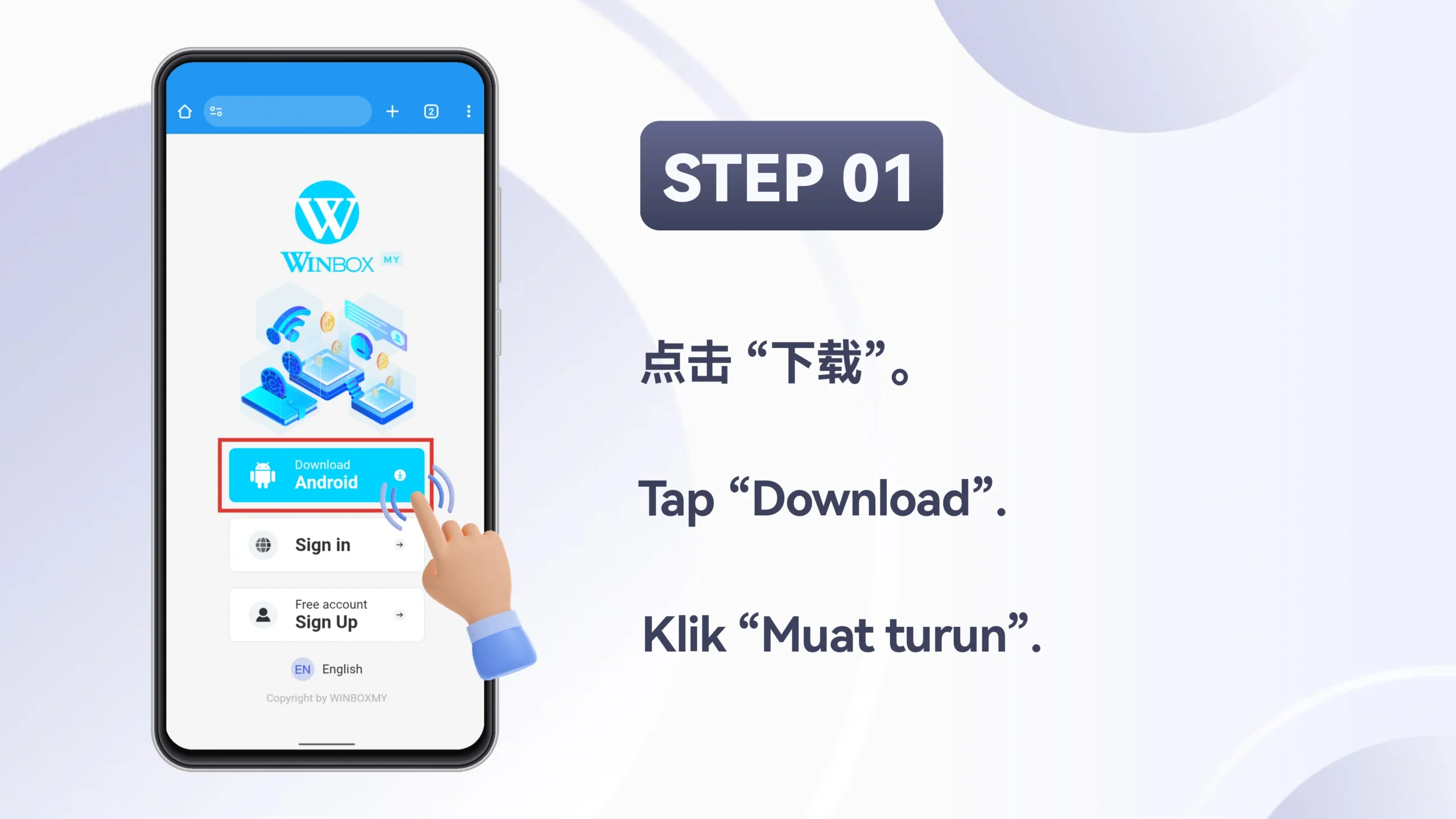 Android Installation — Method 1 — Step 1