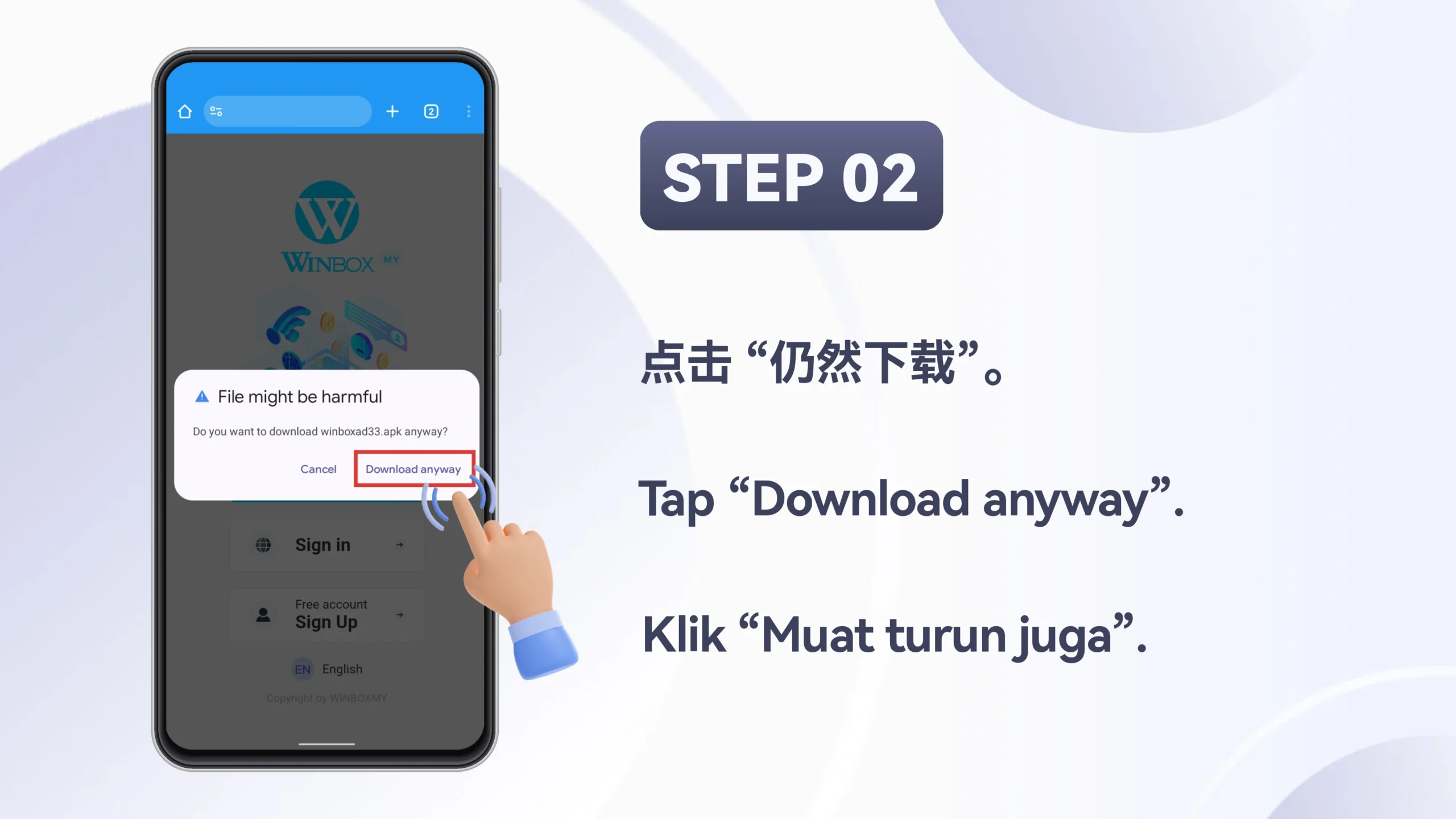Android Installation — Method 1 — Step 2