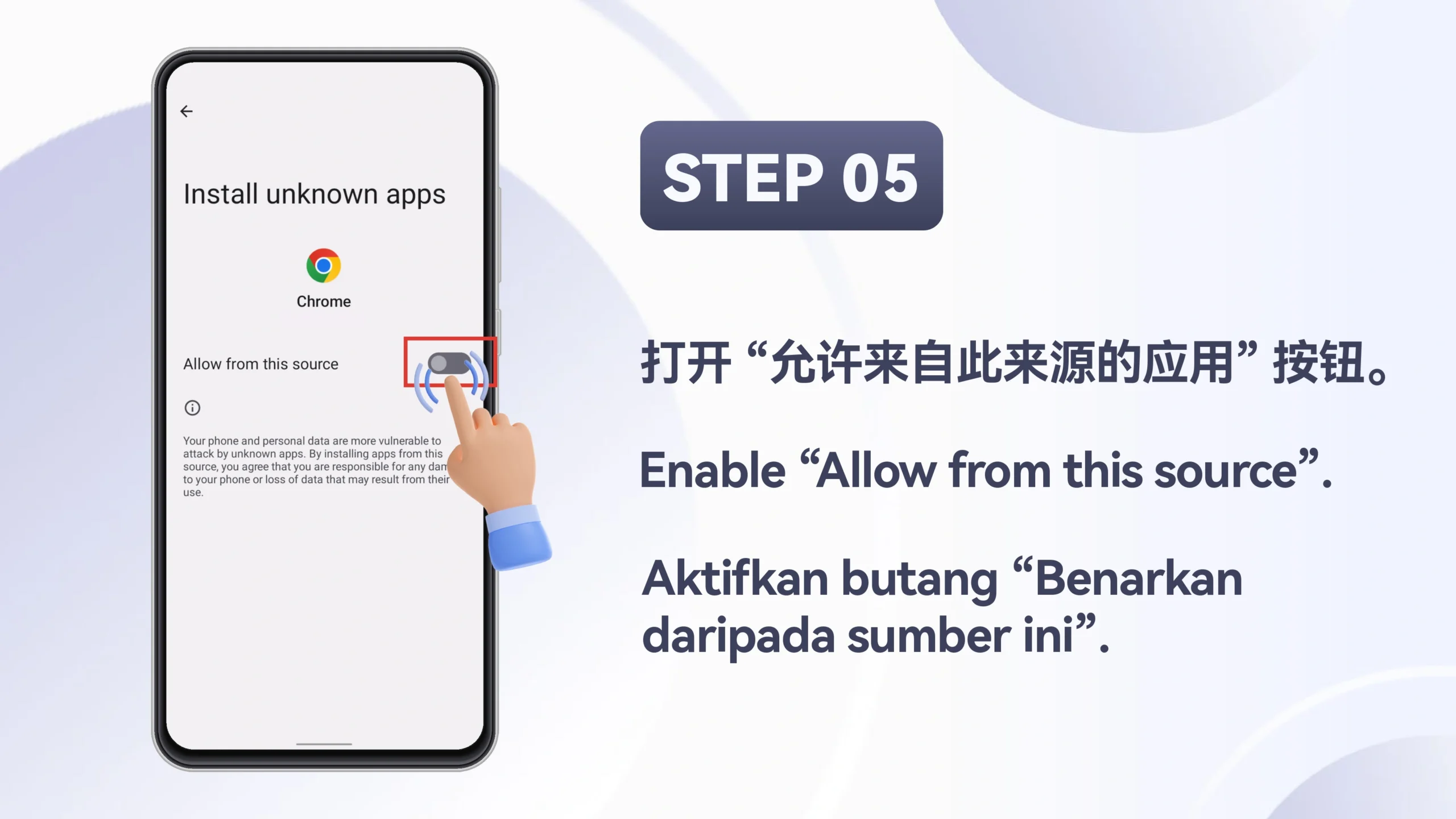 Android Installation — Method 1 — Step 5