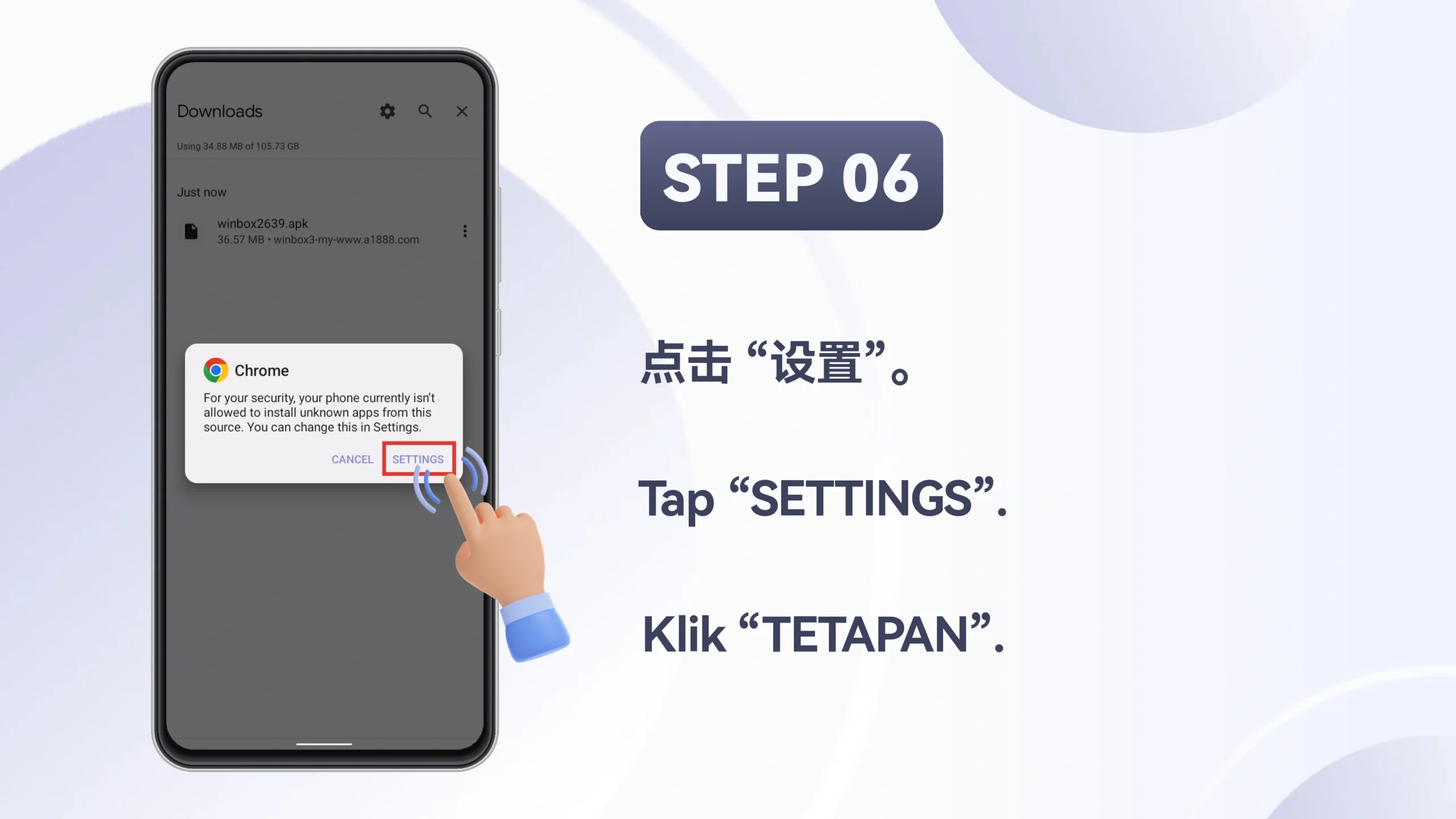 Android Installation — Method 2 — Step 6