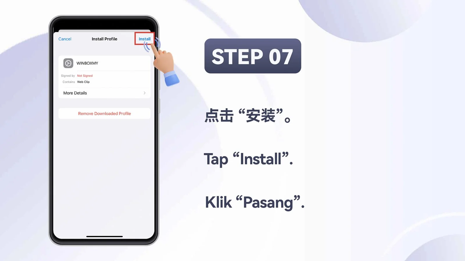 iOS App Installation — Step 7